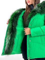 Genuine Silver Fox Fur Down Fill Parka Alaska® Outerwear Company