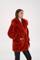 Genuine Lama Fur Peruvian Wool Coat Alaska® Outerwear Company