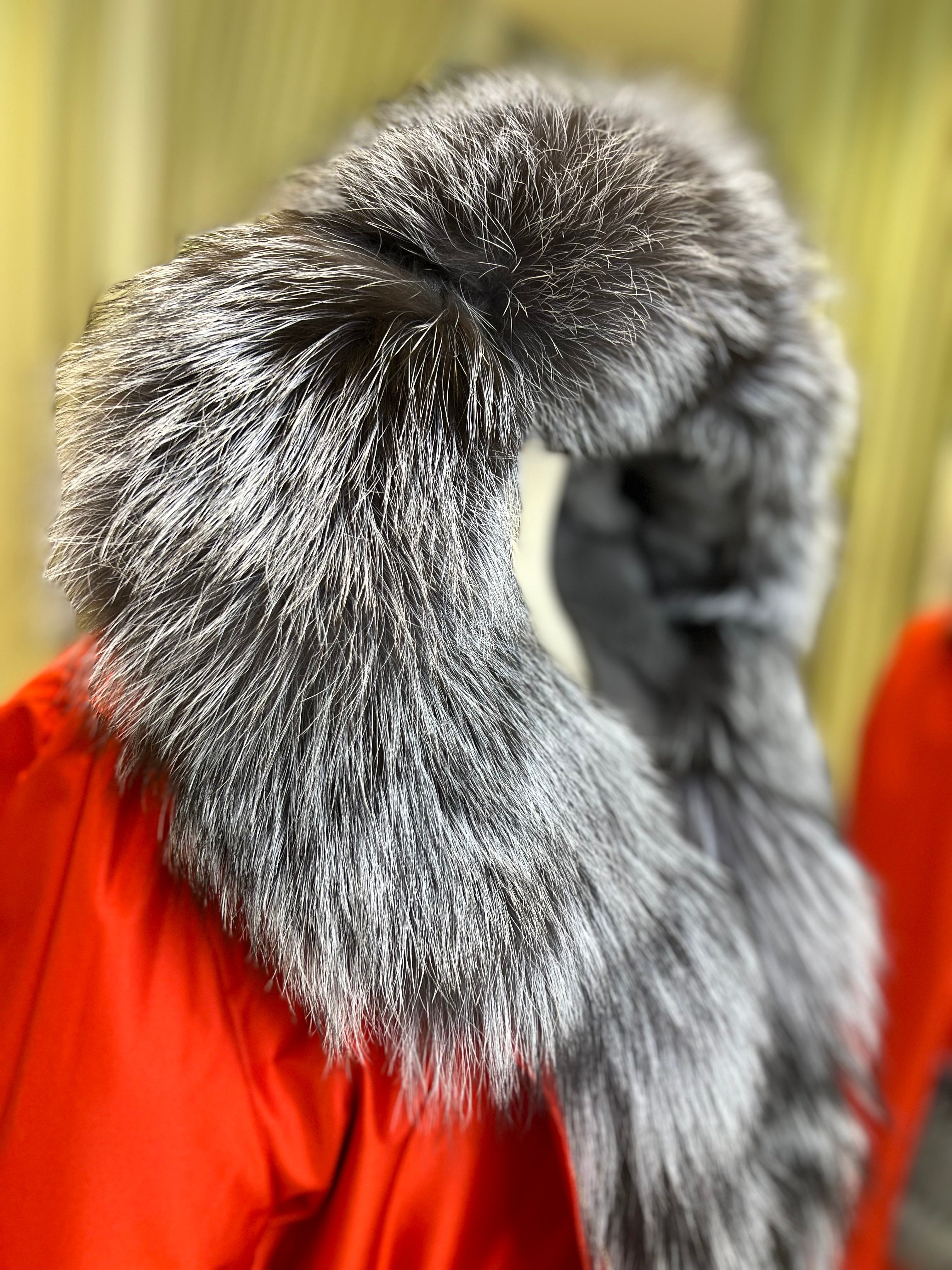 Genuine Silver Fox Fur Rabbit Fur Insulated Parka Alaska® Outerwear Company