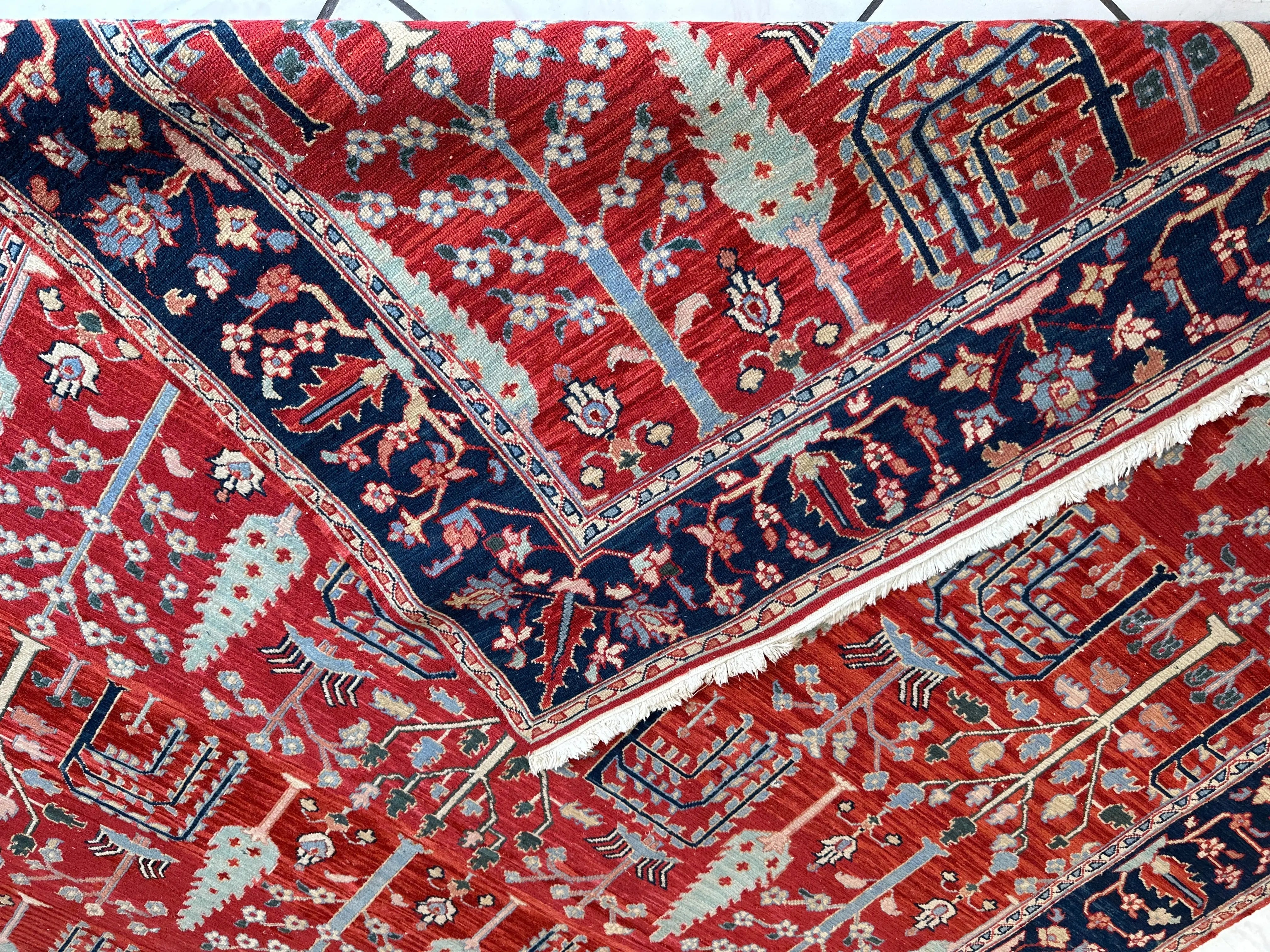 Handwoven Soumak Multicolor Wool Area Rug – 8’ x 10’ Rugistan