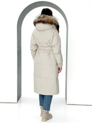 Alice Genuine Silver Fox Down Fill Coat Alaska® Outerwear Company