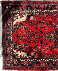 Hand-knotted Persian Hamadan wool Rug 3’8” x 6’4” Rugistan