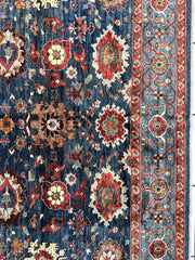 Trasitional Serapi Ghazni Wool Rug – 8' x 10’ – Intricate Floral Design Rugistan
