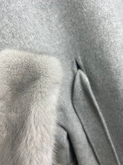 Genuine Scandinavian Mink Fur Virgin Wool Coat Alaska® Outerwear Company