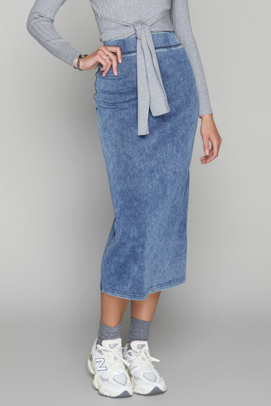Jasper Skirt in Midwash Denim Apparalel