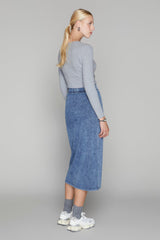 Jasper Skirt in Midwash Denim Apparalel