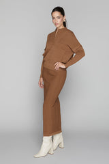 Canton Zip Top in Cinnamon Apparalel