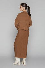 Canton Zip Top in Cinnamon Apparalel