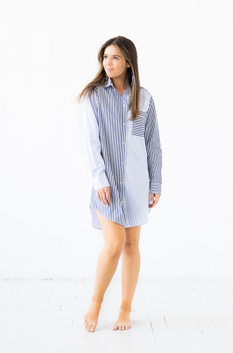 Amalfi Stripes Resort Shirt Salua Lingerie