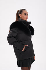 Amanda Genuine Fur Trim Down Fill Coat Alaska® Outerwear Company