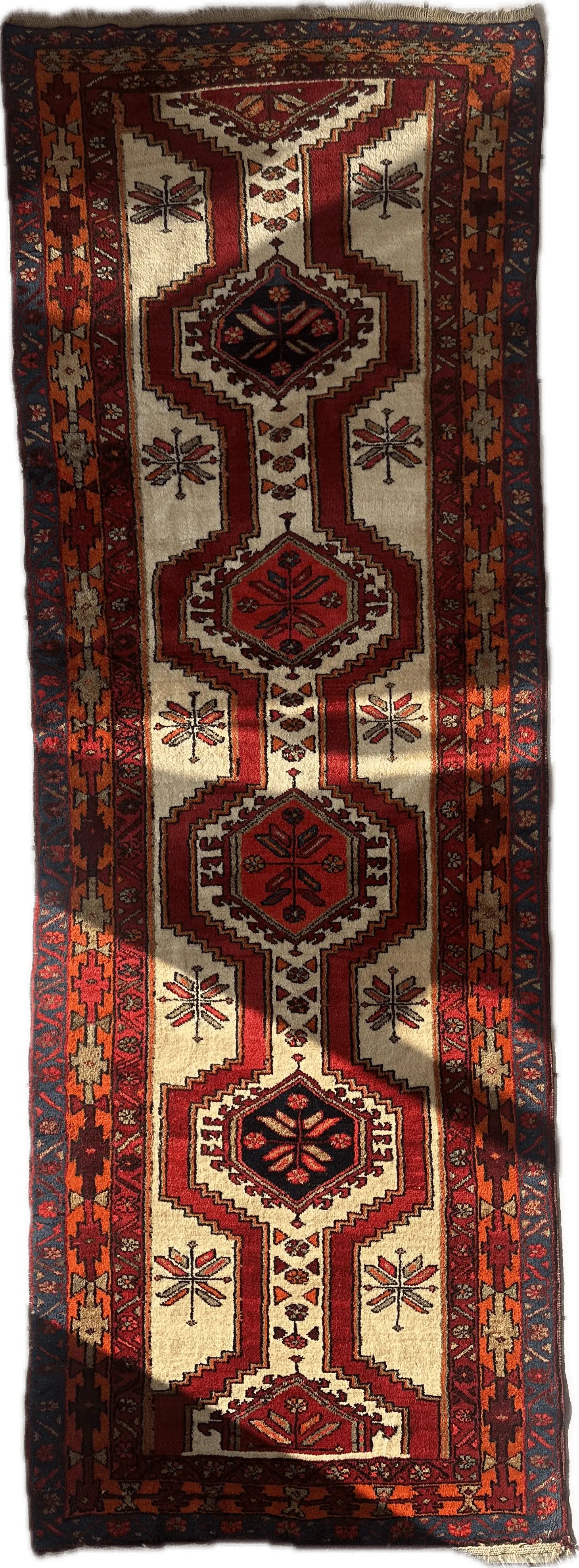 Persian Meshgi Wool Runner 3’6” x 9’10” Rugistan
