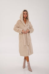 Faux Mink Effect Fur Hooded Coat Alaska® Outerwear Company