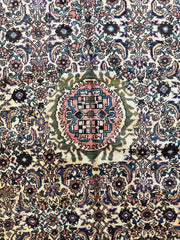 Hand-Knotted Persian Bidjar Herati Wool Runner – 4'11" x 13'2" – Durable Traditional Rug Rugistan