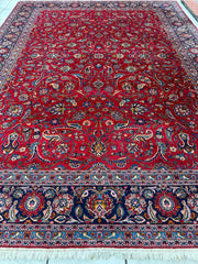 Incredible Persian Kashan All Over Wool Rug 10’2” x 14’ Rugistan