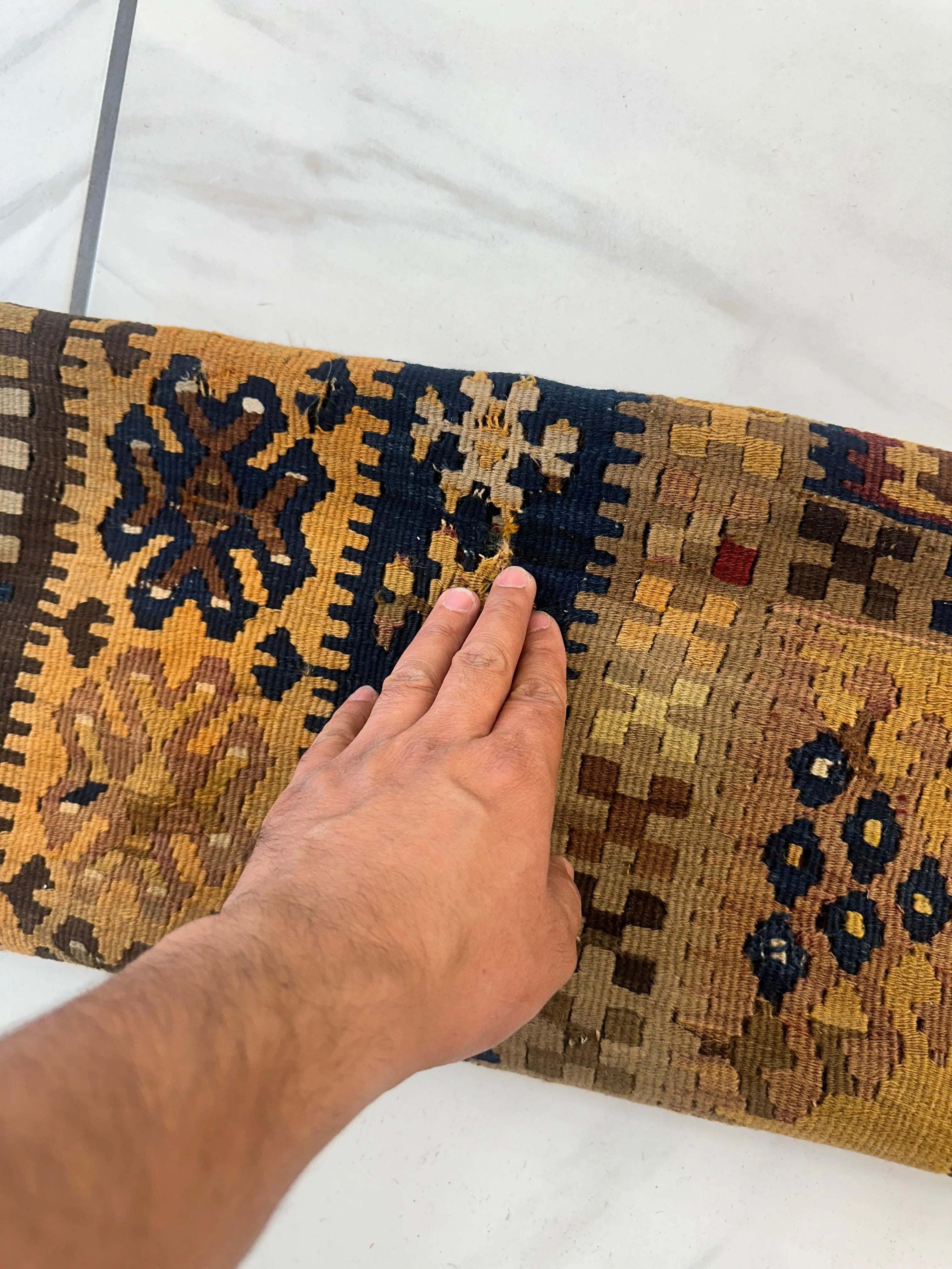 Antique Anatolian Wool Prayer Rug 4’ x 6’6” Rugistan