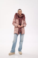 Genuine Silver Fox Fur Trim Down Insulated Parka Alaska® Outerwear Company