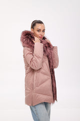Genuine Silver Fox Fur Trim Down Insulated Parka Alaska® Outerwear Company