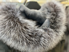 Silver Fox Fur Trim Rabbit Fur Insulated Parka Alaska® Outerwear Company