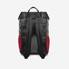 BYMANYC ® New York – NYC COUTURE Backpack in Fierce Red & Noir Zebra
