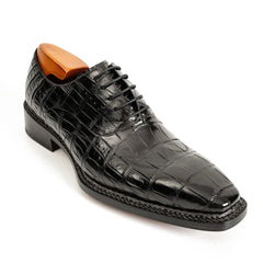 Black Alligator Norwegian Oxford