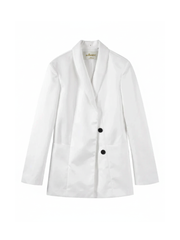 Black And White Women's Suit Jacket, Wall Street, BYMANYC New York.