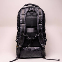 Black Monogram Leather Patented Carry-On Backpack Sole Premise