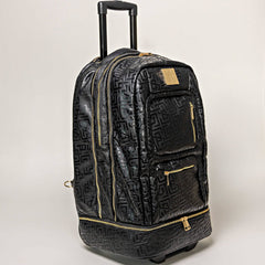 Black Monogram Leather Carry-On Roller Bag (Only 150 Made)