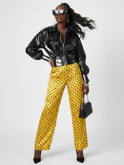 Black Motorcycle Style Jacket For Women, East Village, BYMANYC New York.