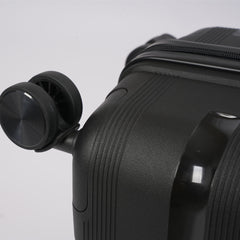 28-inch Black Hardcase Roller Luggage with 360° Wheels & TSA Lock Sole Premise