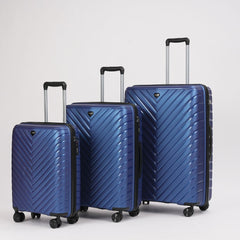 Blue Hardcase Roller Luggage Set (28', 24' and 20') Sole Premise