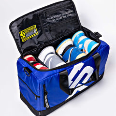 Blue Sneaker Duffle Sole Premise