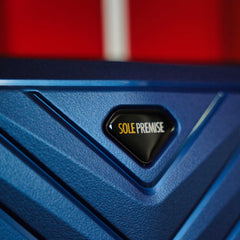 28-inch Blue Hardcase Roller Luggage with 360° Wheels & TSA Lock Sole Premise