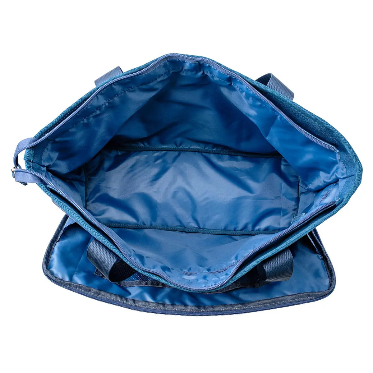 Denim Beach Bag w/ Straw Hat