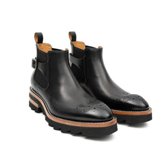Brogue Chelsea Boots Black