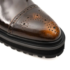 Brogue Platform Chelsea Boot