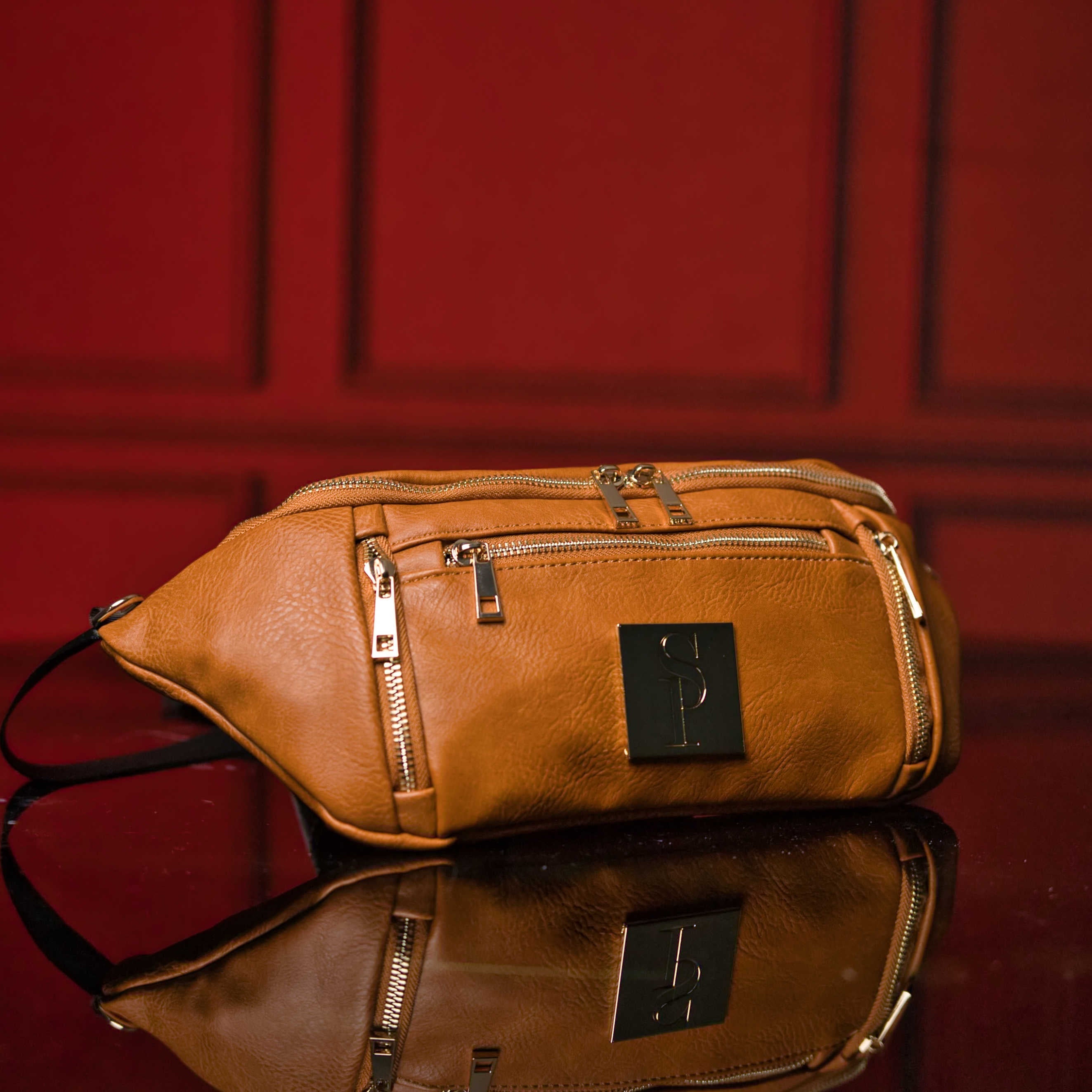 Brown Luciano Leather Sling Bag Sole Premise