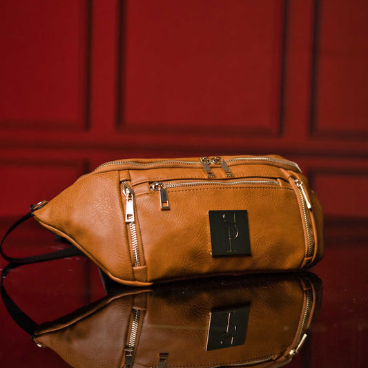 Brown Luciano Leather Sling Bag Sole Premise