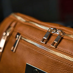 Brown Luciano Leather Sling Bag Sole Premise