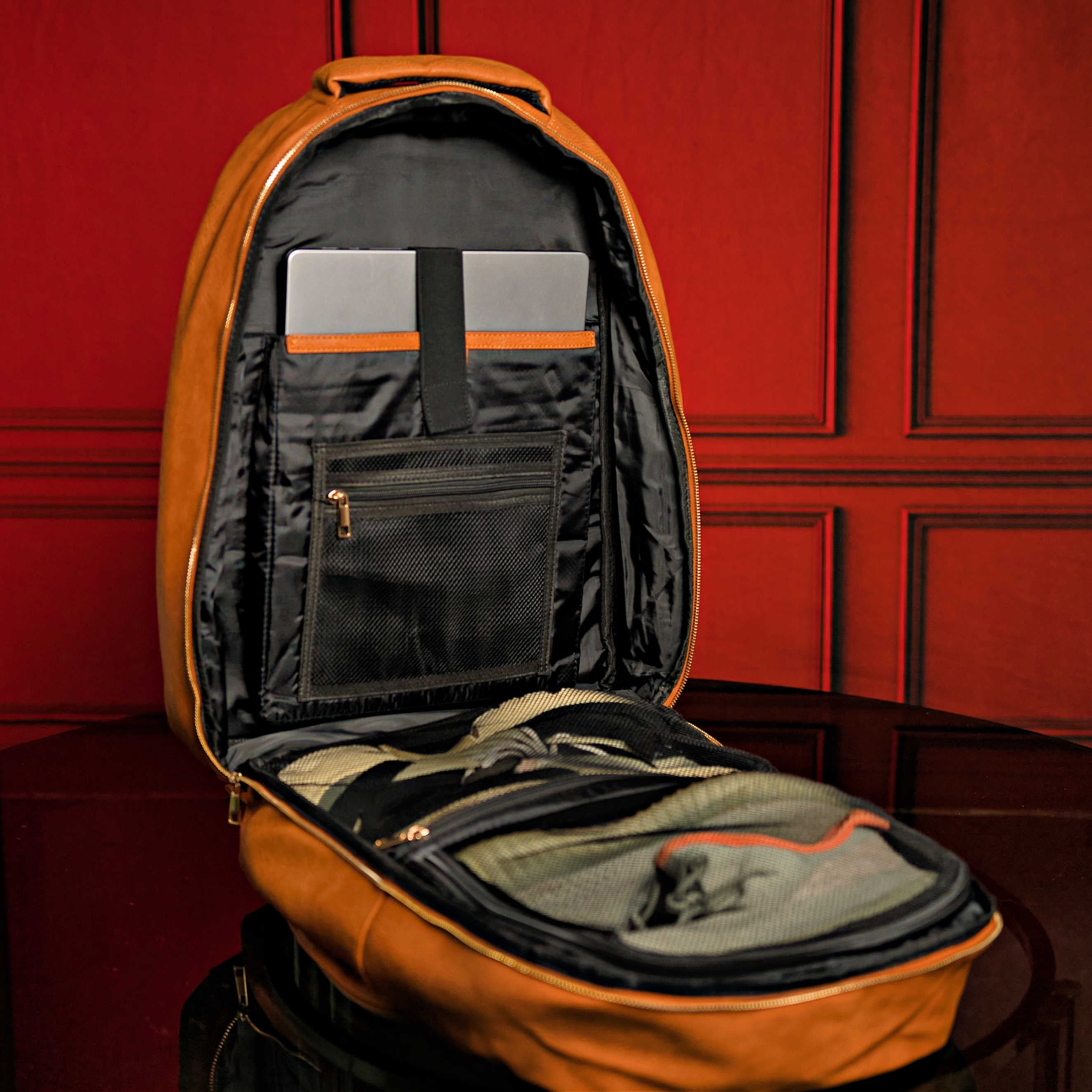 Brown Leather Commuter Bag Sole Premise