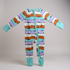 Hills Bamboo Zippy Pajamas - Premium Kids Sleepwear Keep the Littles Wild