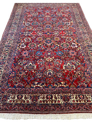 Antique Persian Bakhtiari Rug – Timeless Masterpiece 8'6" x 13'2" Rugistan