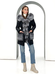 Genuine Silver Fox Fur Rabbit Fur Insulated Parka Alaska® Outerwear Company