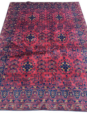 Afghani Area Rug I Turkoman Khal Mohammadi 4’9” x 6’2” Rugistan
