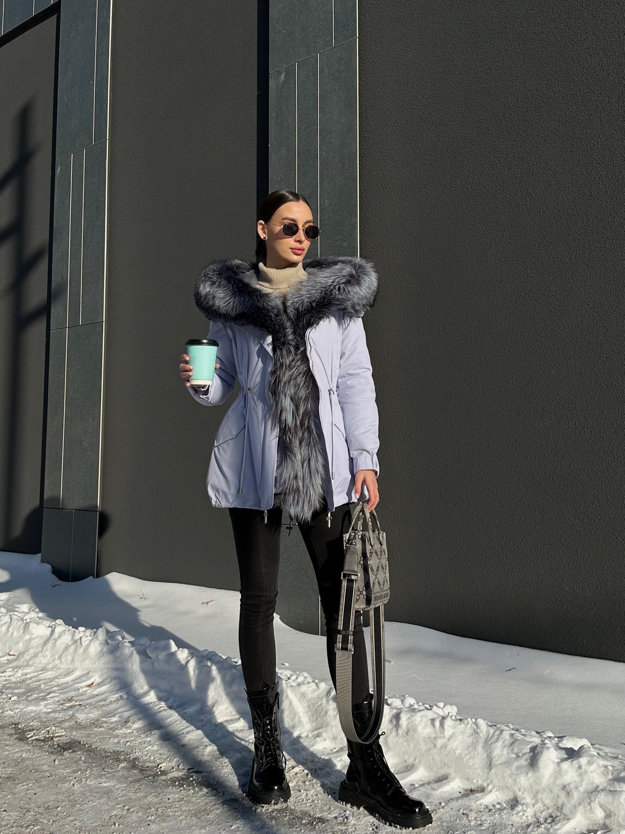 Genuine Silver Fox Fur Trim Rabbit Fur Insulated Parka Alaska® Outerwear Company