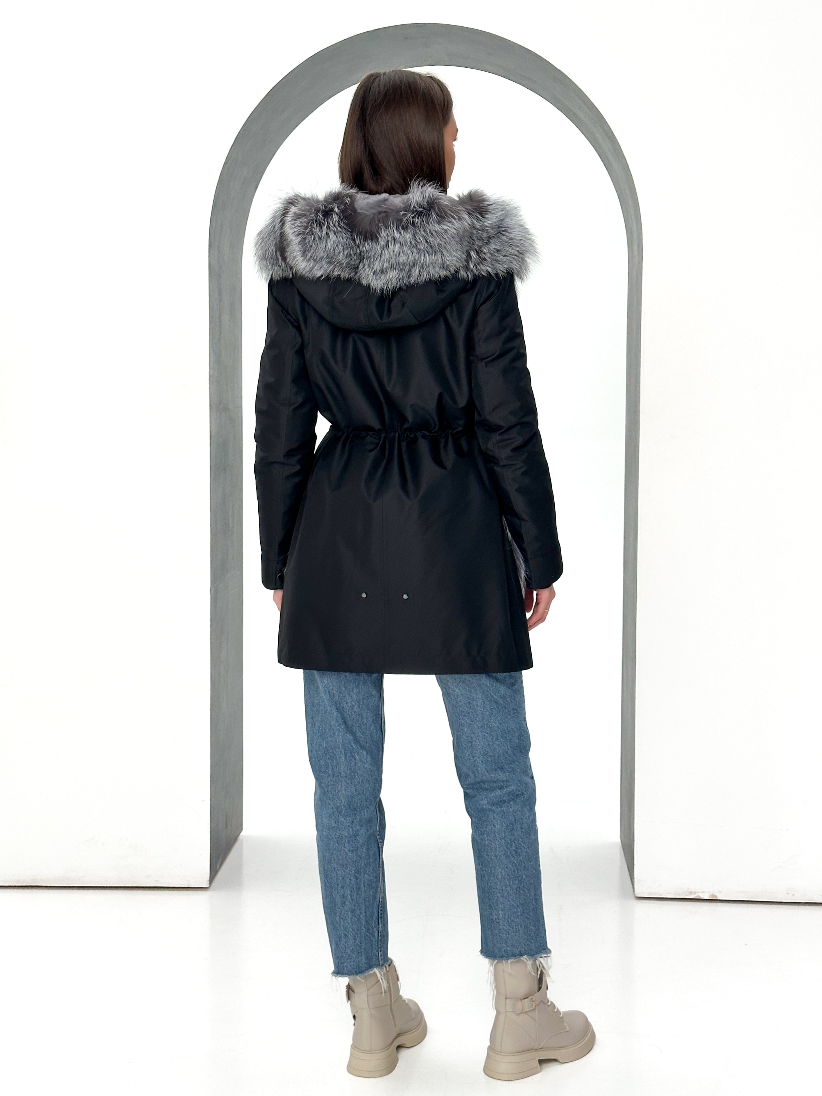 Genuine Silver Fox Fur Rabbit Fur Insulated Parka Alaska® Outerwear Company