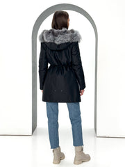 Genuine Silver Fox Fur Rabbit Fur Insulated Parka Alaska® Outerwear Company