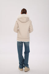 ⇆ Reversible Hooded Wool Blend Jacket Alaska® Outerwear Company