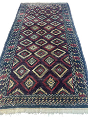 Antique 1900’s Tribal Baluch Wool Rug 4’5” x 8’6” Rugistan
