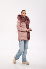 Genuine Silver Fox Fur Trim Down Insulated Parka Alaska® Outerwear Company