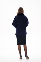 Genuine Mink Fur Virgin Wool Coat Alaska® Outerwear Company